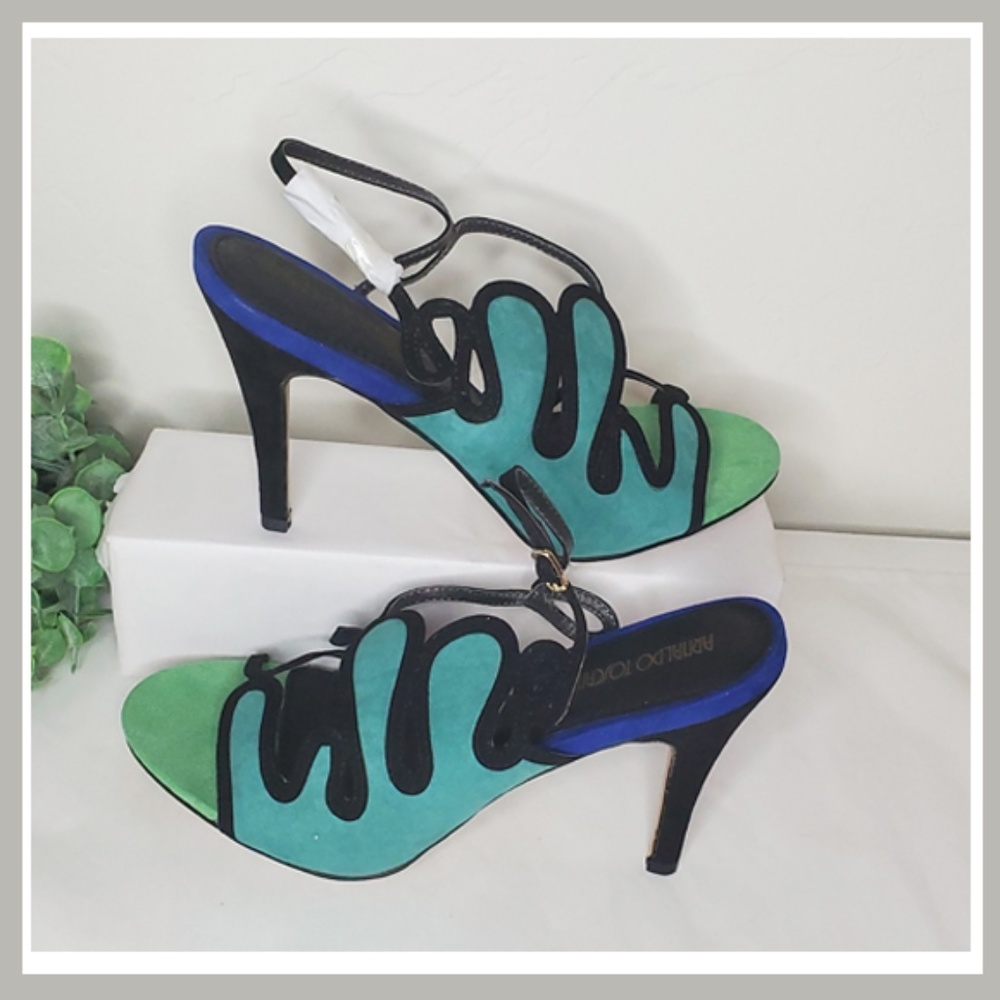 Arnaldo Toscani Verde Blue-Green Size 7 / 38